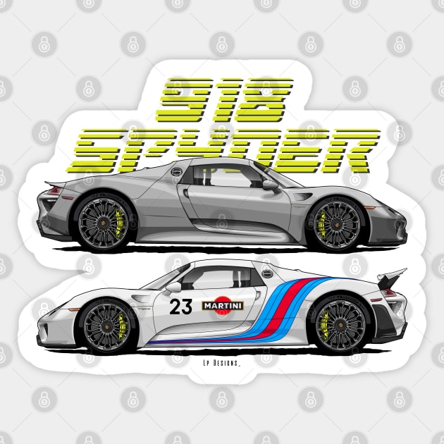 Wall sticker Porsche 918 Spyder