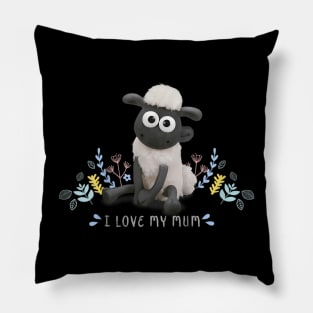 Vintage cartoon Sheep TV Series The Shaun Pillow