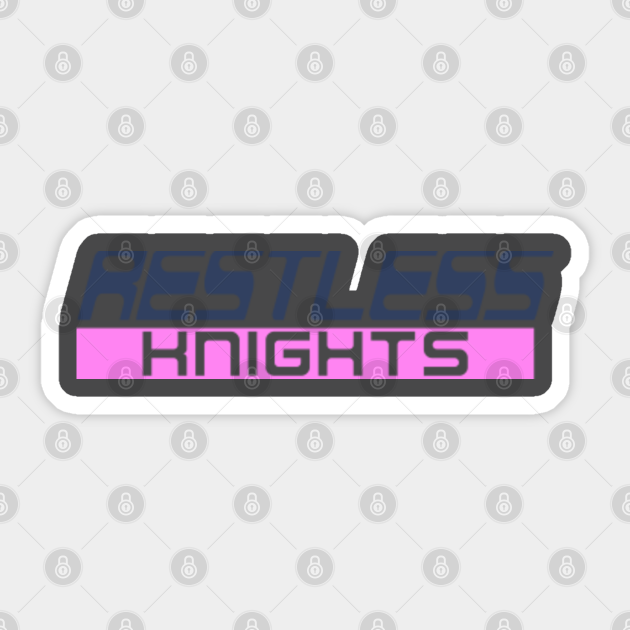 Restless Knights Juku Black/Pink - Harajuku - Sticker
