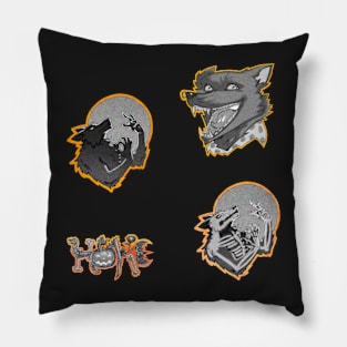 Halloween Werewolf Pack 5 Pillow