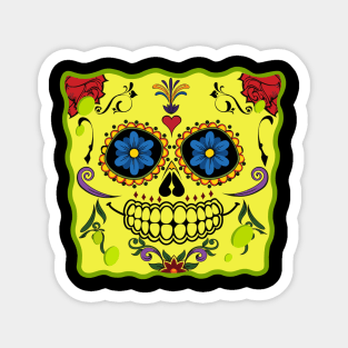 Spongebob Squarepants Sugar Skull Magnet