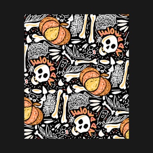 Halloween black yellow T-Shirt