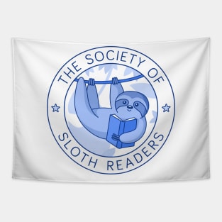 Society of Sloth Readers Tapestry