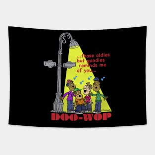 Doowop Street Corner Singers Tapestry