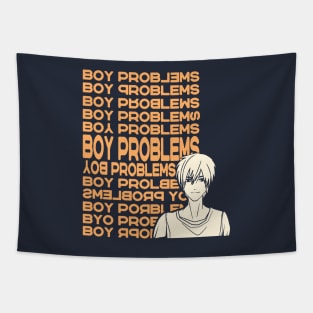 The Boy Guy Problem - Aesthetic Logo Design Tapestry