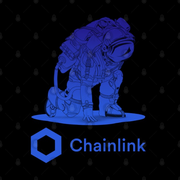 Chainlink coin Crypto coin Cryptocurrency by JayD World