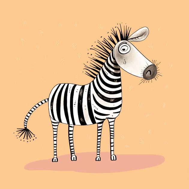 Elegant Zebra Stripes Kids T-Shirt by saveasART