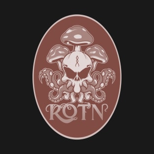 ROTN - octopus skull with shrooms T-Shirt