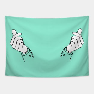 Finger Heart Tapestry