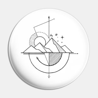 MOUNTAINSHAPES Pin