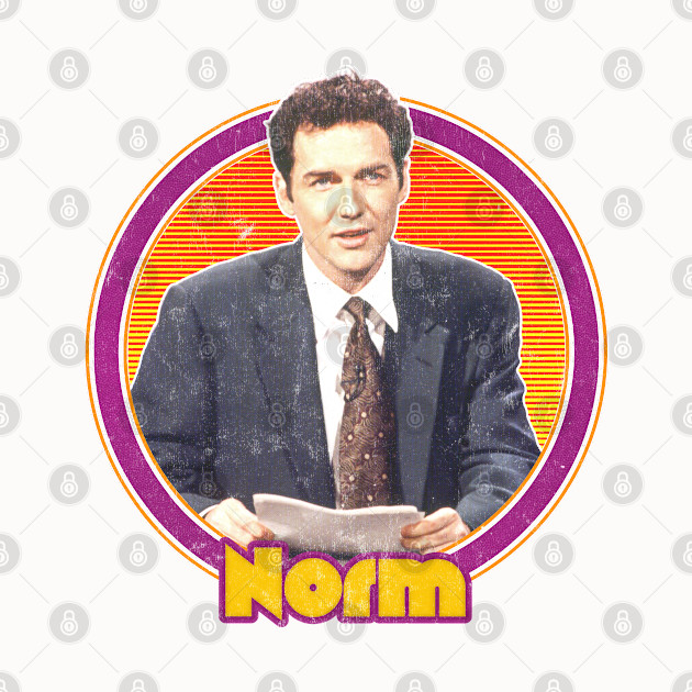 Norm Macdonald // 90s Style Retro-Look Fan Design - Norm Macdonald - Phone Case