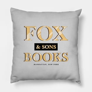 Fox Books Pillow