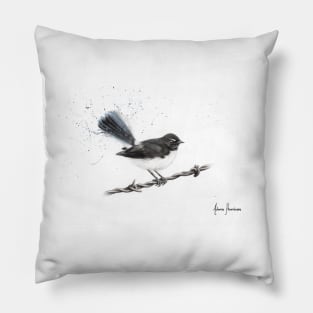 Centenary Willy Wagtail Pillow