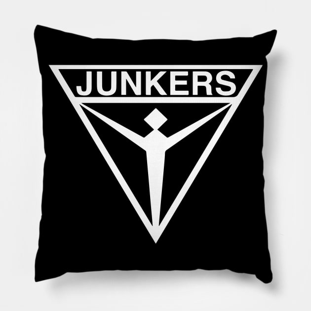 Junkers Aircraft and Motor Works Logo Pillow by Mandra