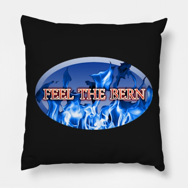 FEEL THE BERN Pillow by colormecolorado