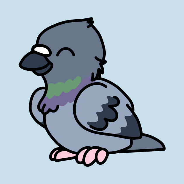 Happy Pigeon by PigeonMac