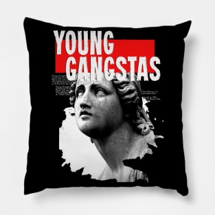 Young Gangstas hiphop Pillow