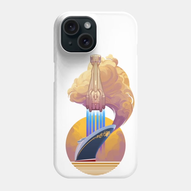 When You Wish Upon a Starcruiser (front design) Phone Case by shoemaker-art