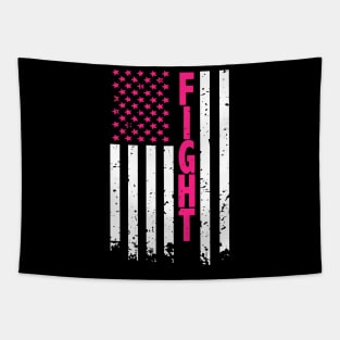 american flag fight Tapestry