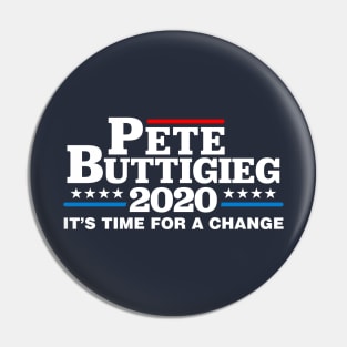 Pete Buttigieg 2020 It's Time For A Change Pin