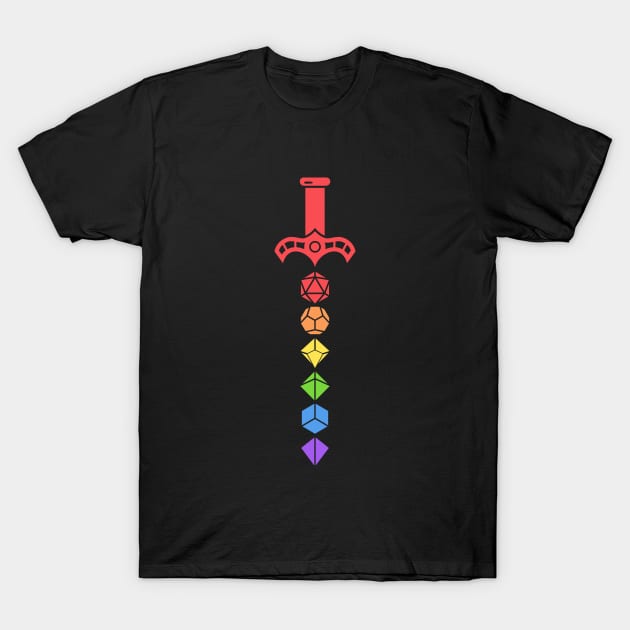dungeons and dragons rainbow shirt