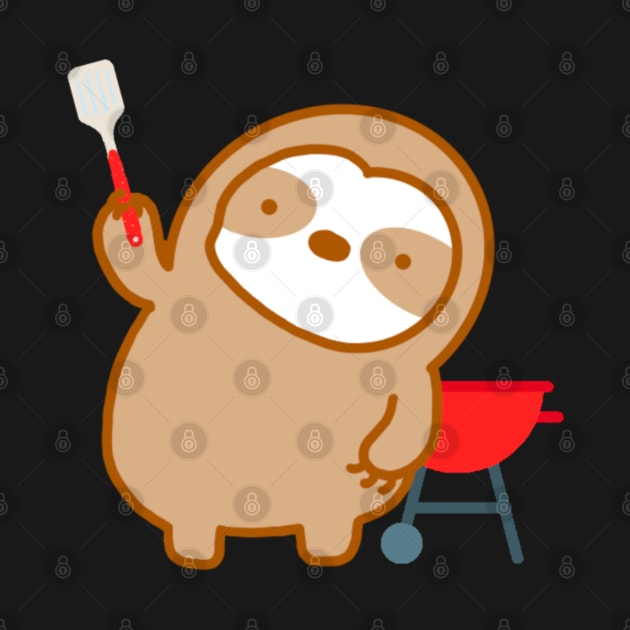 Cute Barbecue Sloth by theslothinme