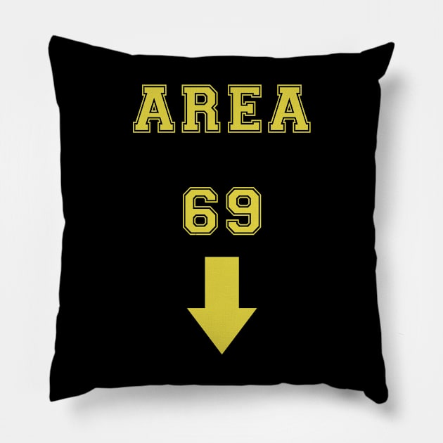 Area 69 Pillow by dankdesigns