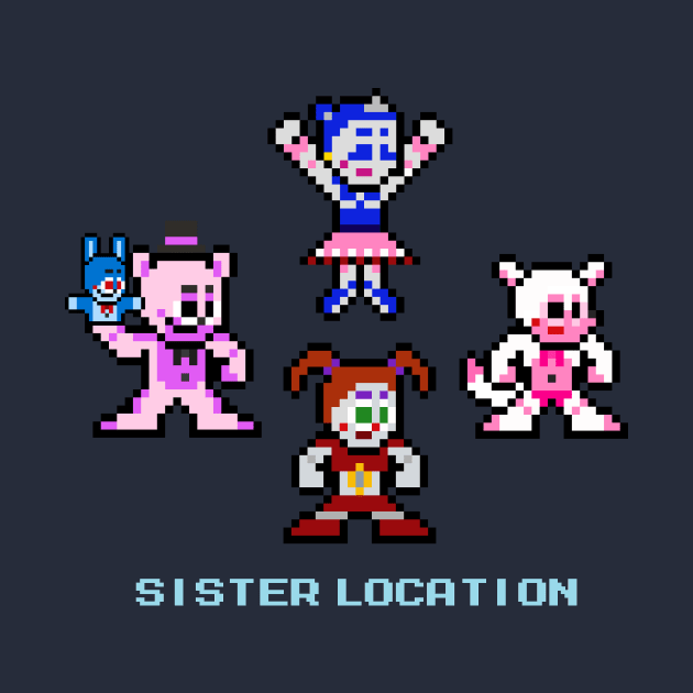 8-Bit Sister Location (Five Nights at Freddy's) by 8-BitHero