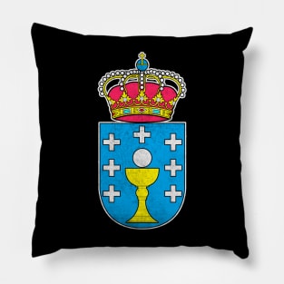 Galicia - Vintage Faded Look Design Pillow