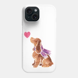 Watercolour Cocker Spaniel Phone Case