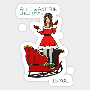 All I Want For Christmas if Gains Funny PitBull Dog Bodybuilding Fitness  Gift - All I Want For Christmas Is Gains - Sticker