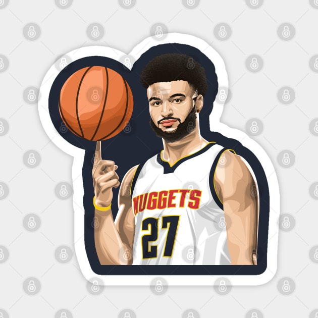 Jamal Murray Magnet by knnthmrctn