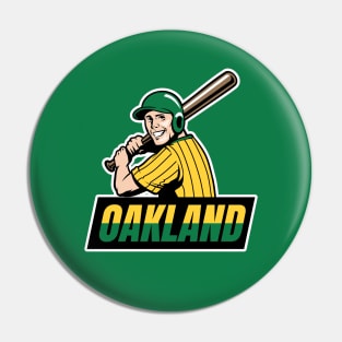 Oakland Baseball Pin