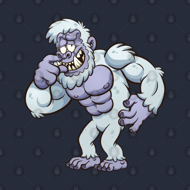 Cartoon Yeti by memoangeles