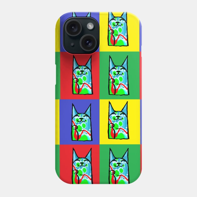 Graffiti,Smelly,Ziggy,Kitty Phone Case by LowEndGraphics