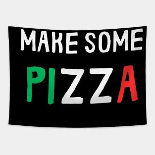 make some pizza italian flag Tapestry