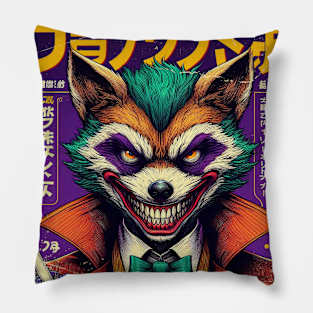 Dangerous Fox Pop Character Costume Japanese Retro Pillow