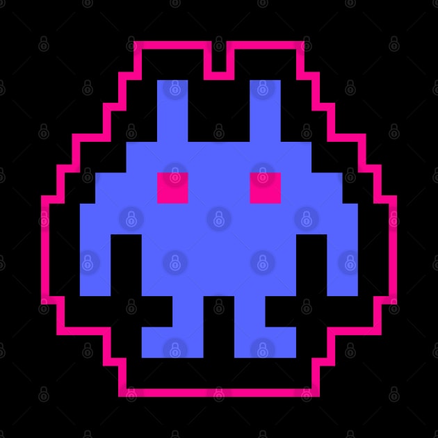 Blue Alien Gaming 8 Bit by ArsenBills