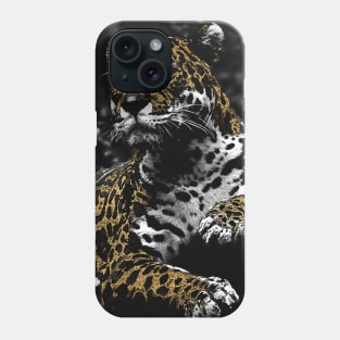 Tigre Gold Animal vector Phone Case