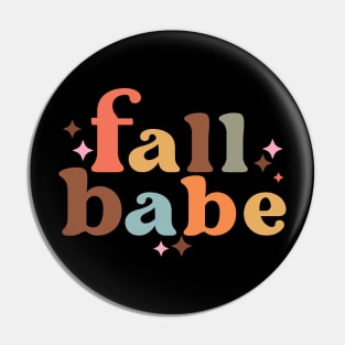 Fall Babe Pin