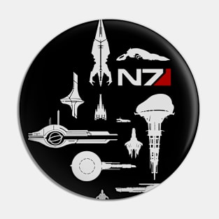 Mass Effect N7 Fleet | Starships of the ME Universe Pin