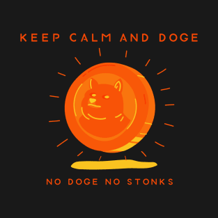 Keep Calm & Dogecoin 02 T-Shirt