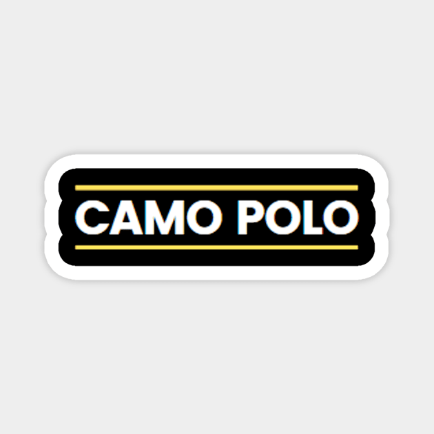 camo polo Magnet by elmouden123