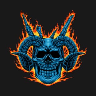 Skull flames T-Shirt