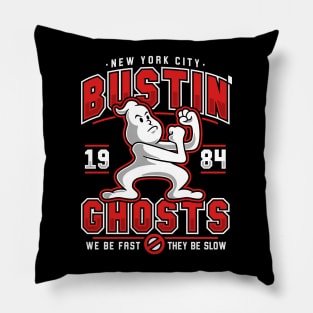 New York City Bustin' Ghosts Pillow