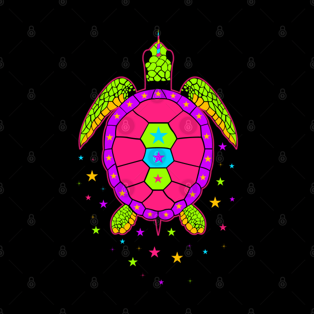 space turtle by ElectricPeacock