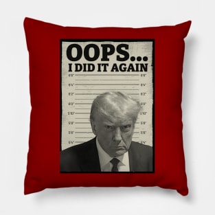 Donald Trump Mugshot Pillow