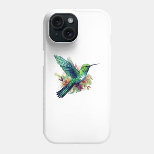 Watercolor Hummingbird Phone Case