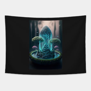 Magical Garden of Tranquility Tapestry