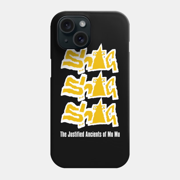 Shag Shag Shag - KLF (Reverse colour way) Phone Case by Stupiditee